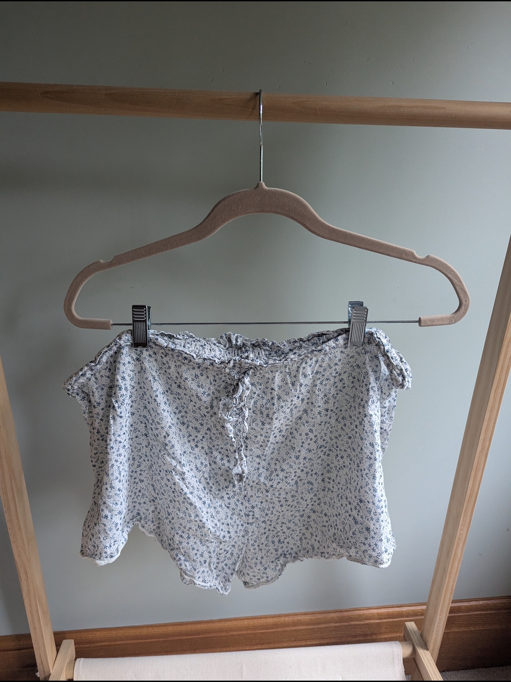 Doen Blue Floral Sleep Shorts